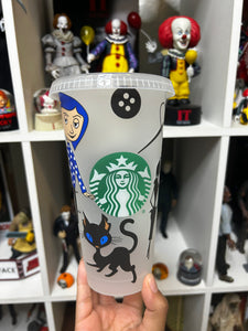 Coraline Starbucks Cup