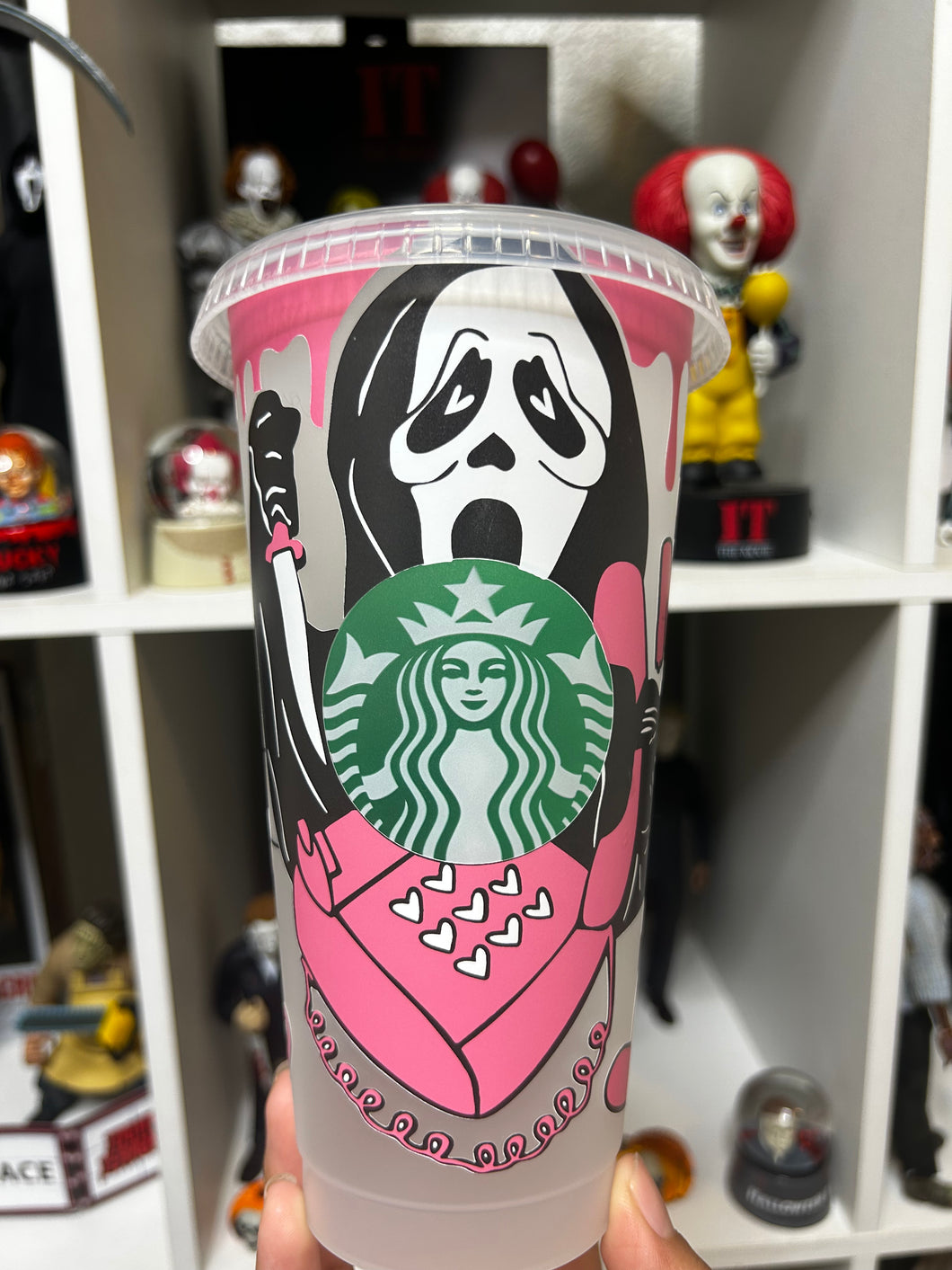 Ghost Face Starbucks Cup